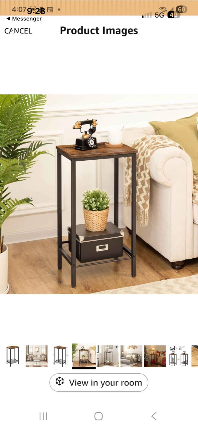 HOOBRO Tall Side Table - photo 4