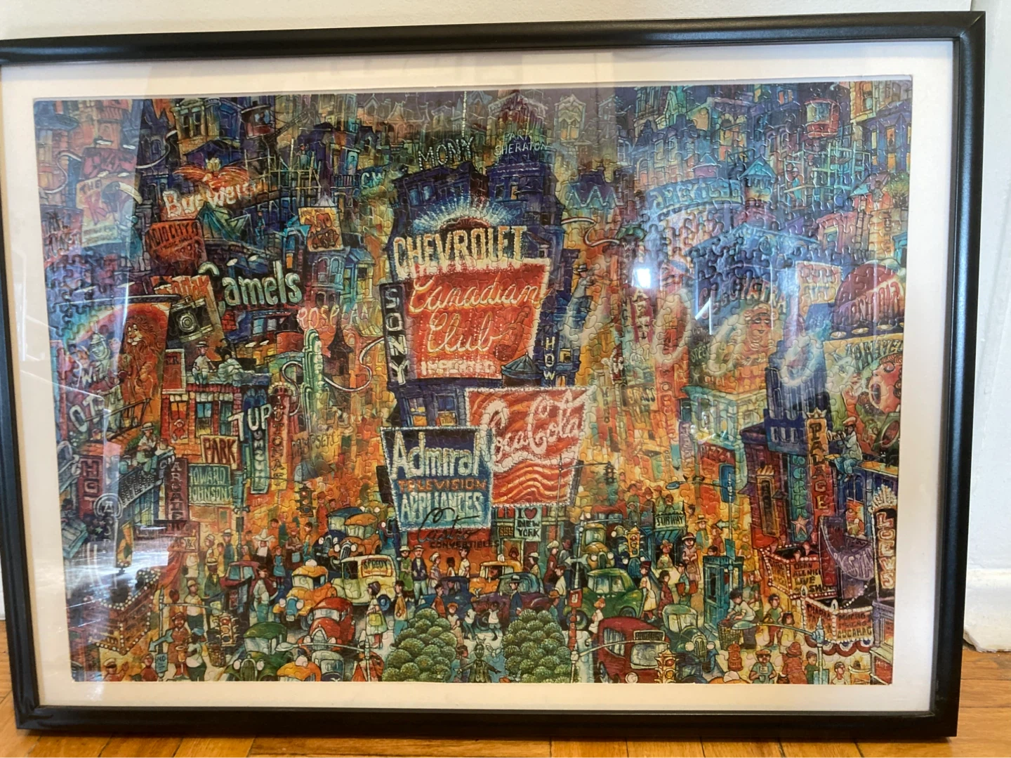 Times Square Framed Jigsaw