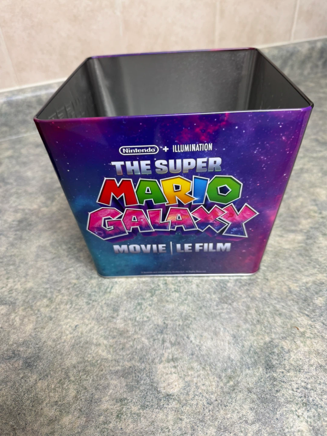 The Super Mario Bros. Movie Tin Bucket