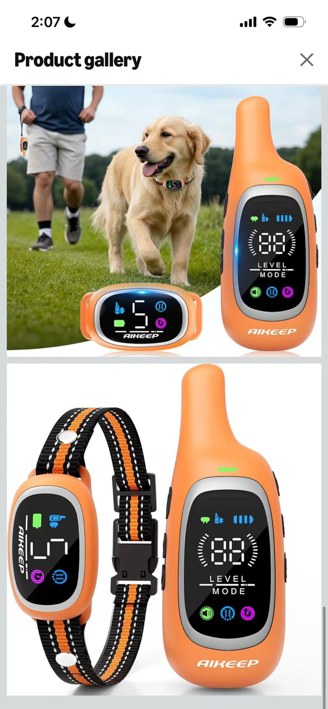 New-AIKEEP 2-in-1 Bark Collar and Dog Shock Collar - photo 4