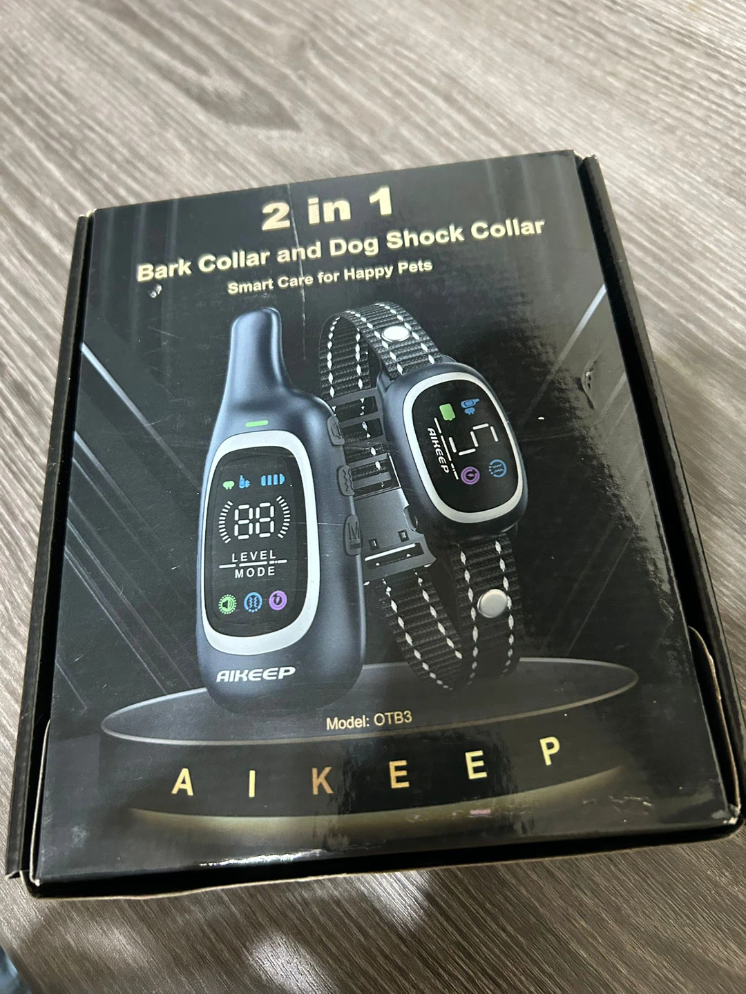 New-AIKEEP 2-in-1 Bark Collar and Dog Shock Collar