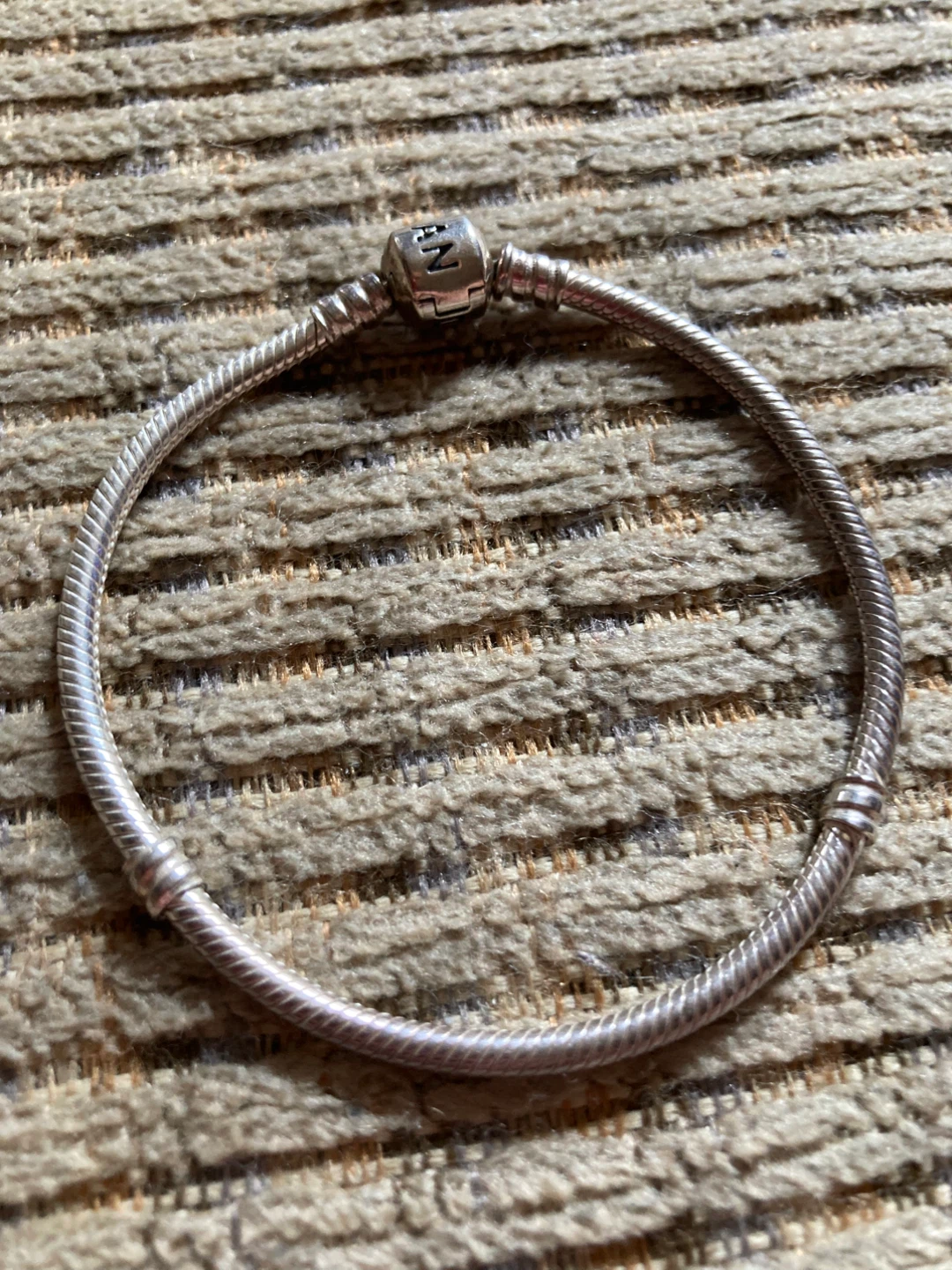Pandora Sterling Silver Moments Snake Chain Bracelet