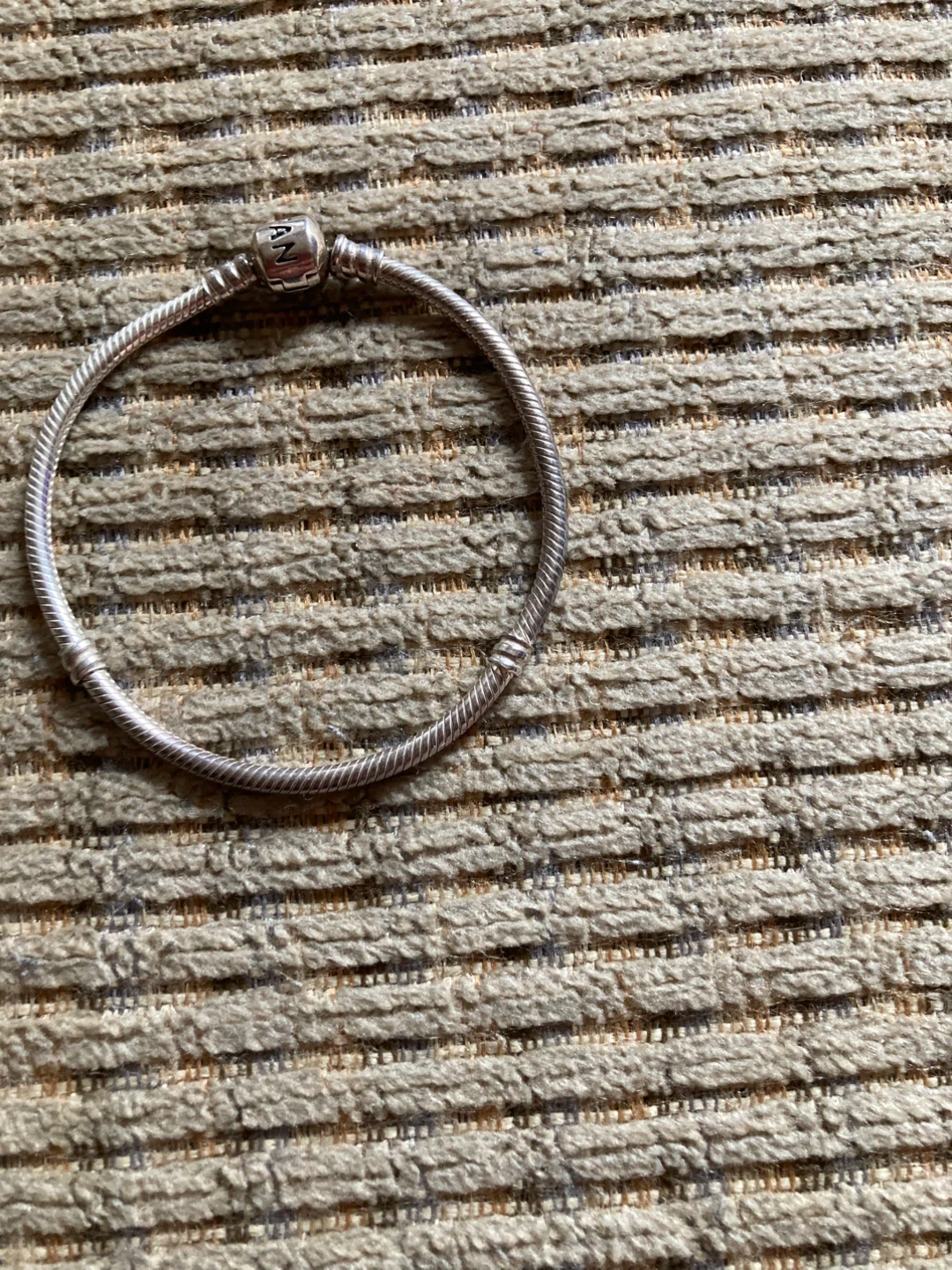 Pandora Sterling Silver Moments Snake Chain Bracelet - photo 2