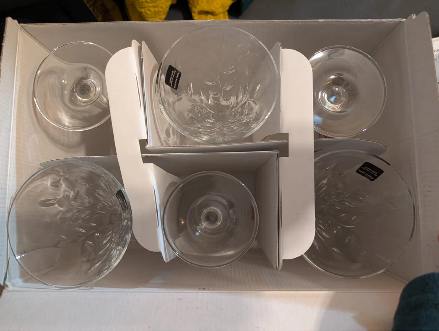 RCR Laurus Crystal Wine Goblets - Set of 6 - photo 3