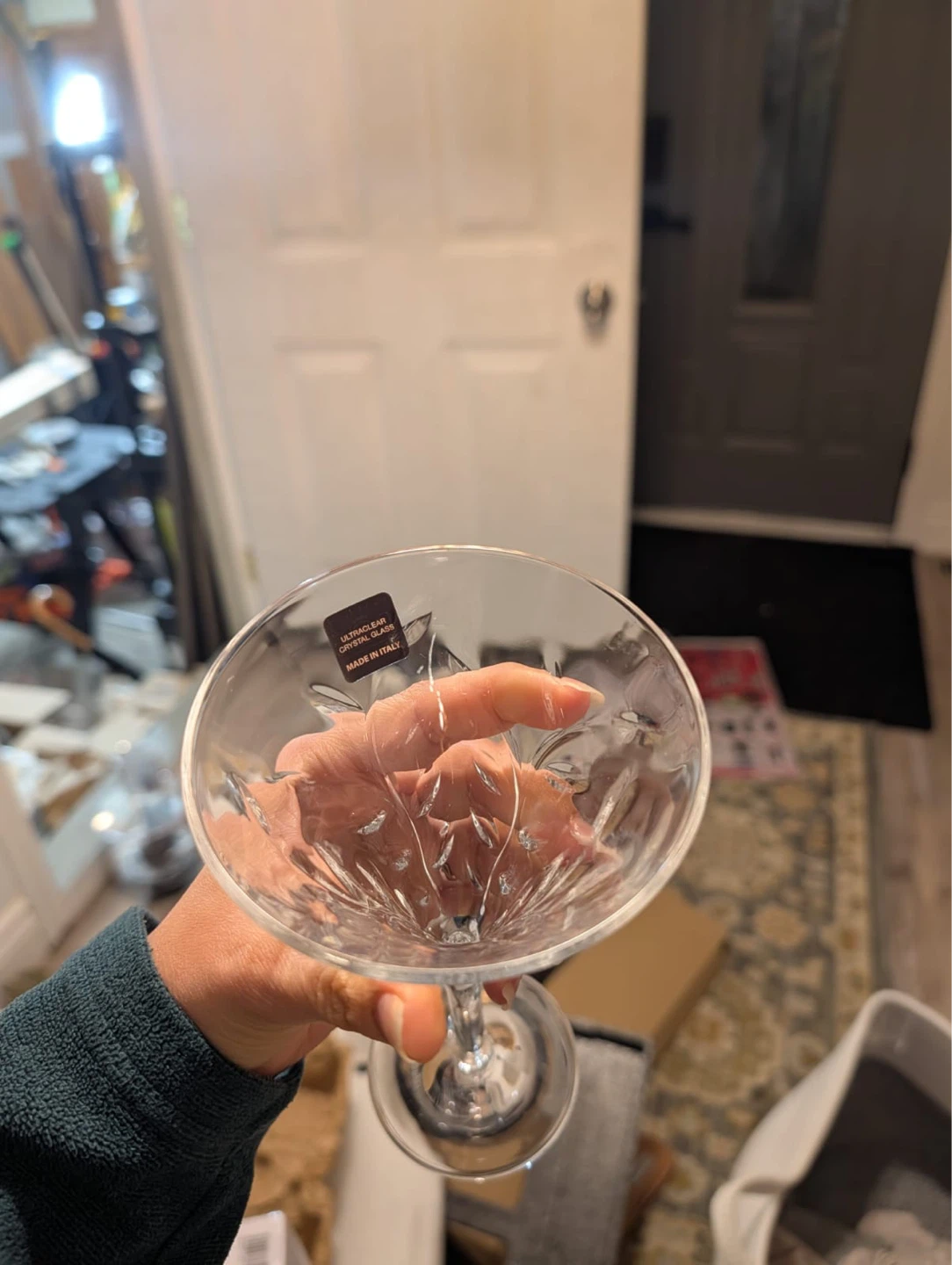 RCR Laurus Crystal Wine Goblets - Set of 6