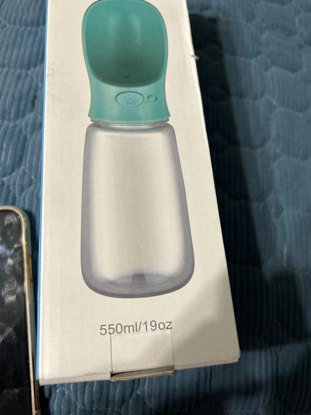 New-Pink Portable Dog Water Bottle 550ml/19oz - photo 2