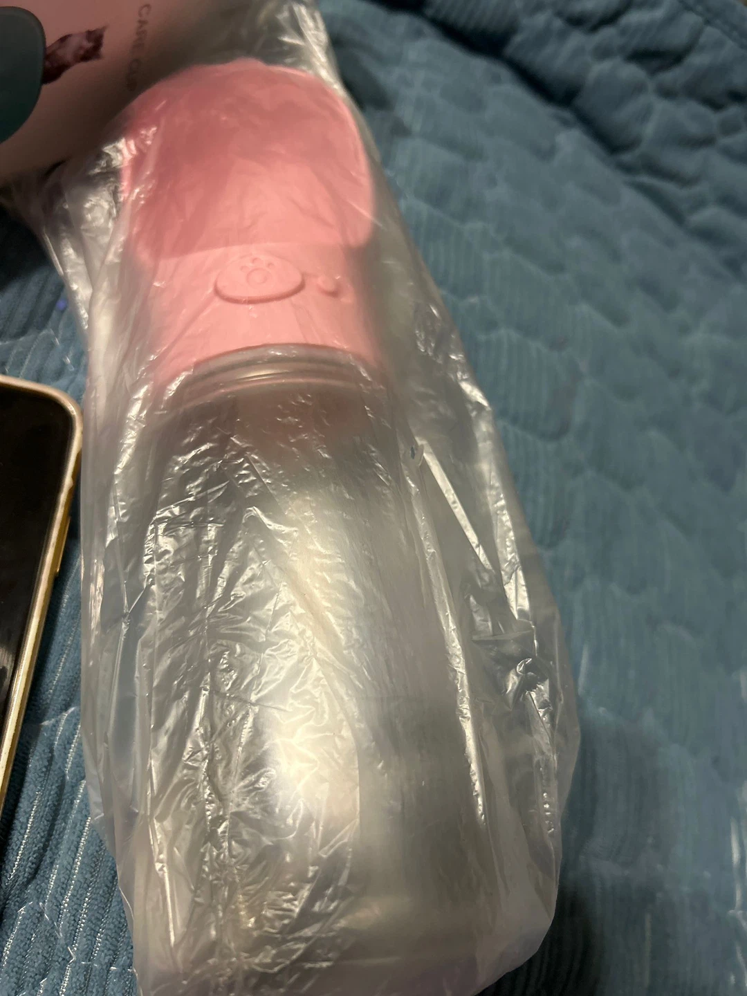 New-Pink Portable Dog Water Bottle 550ml/19oz - photo 3