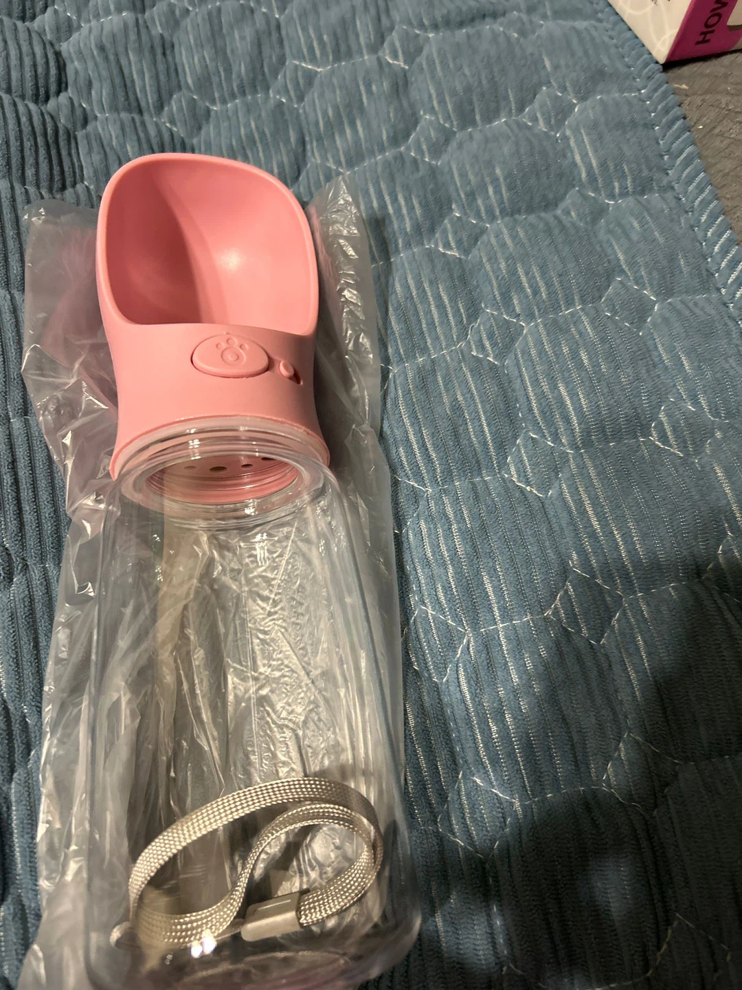New-Pink Portable Dog Water Bottle 550ml/19oz - photo 4