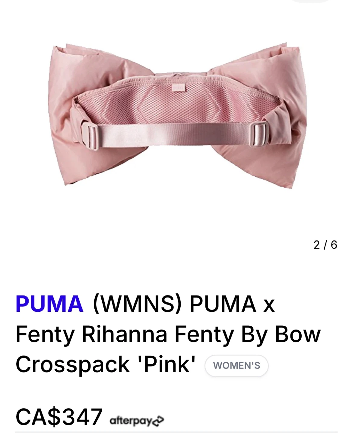 Puma x Fenty Rihanna Fenty By Bow Crosspack Pink