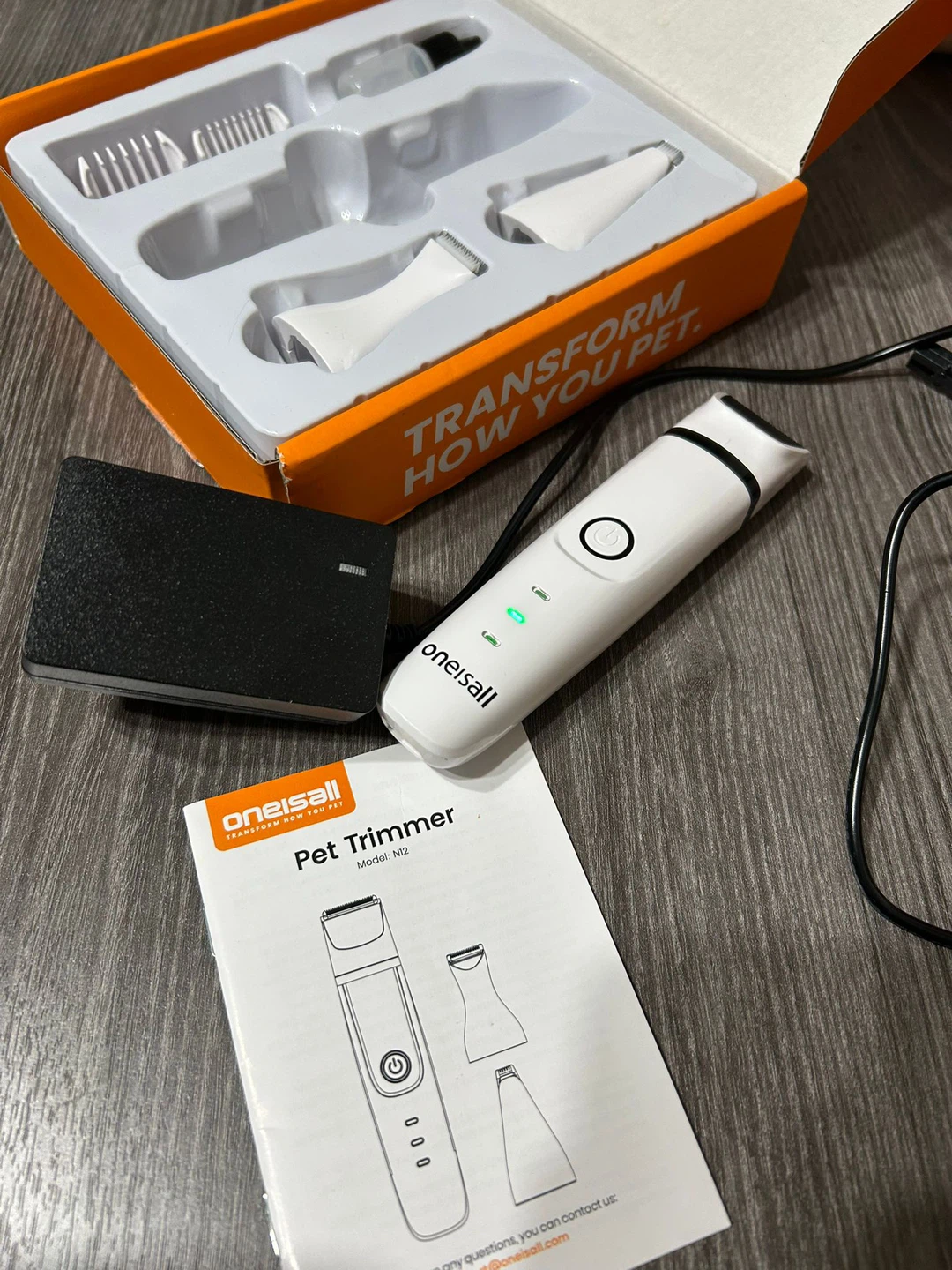 New-Oneisall Pet Trimmer with Accessories