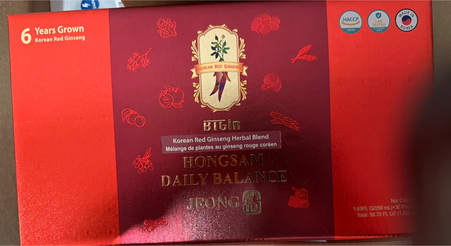 BIGIN Korean Red Ginseng Herbal Blend Daily Balance