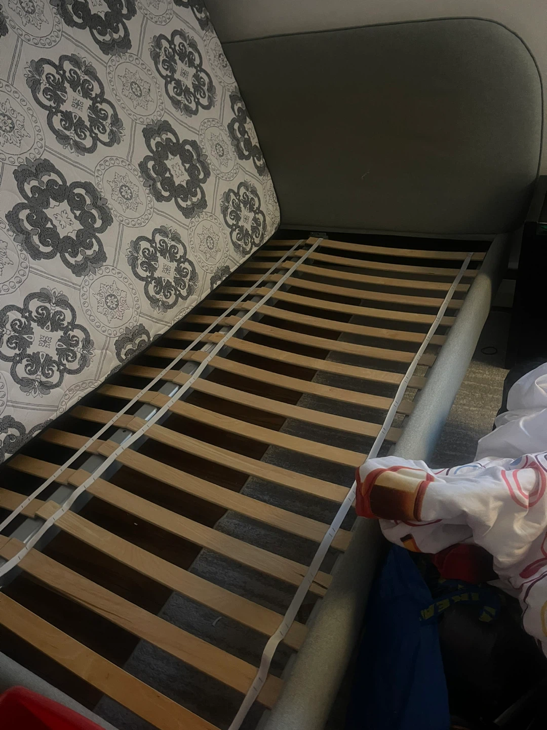 Queen Bed Frame with Slatted Base - photo 2