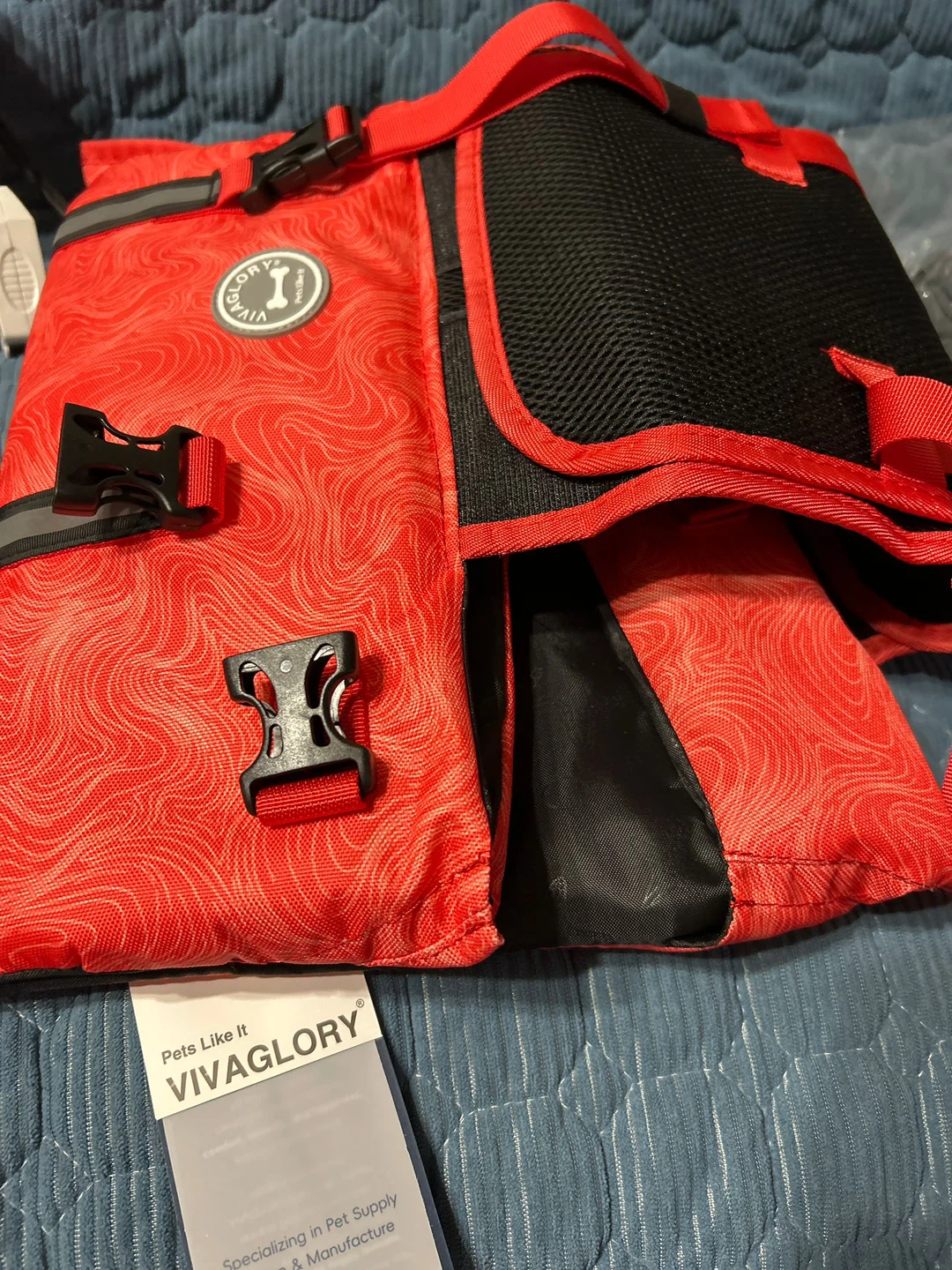 New-VIVAGLORY Pet Life Vest Size Large! - photo 5