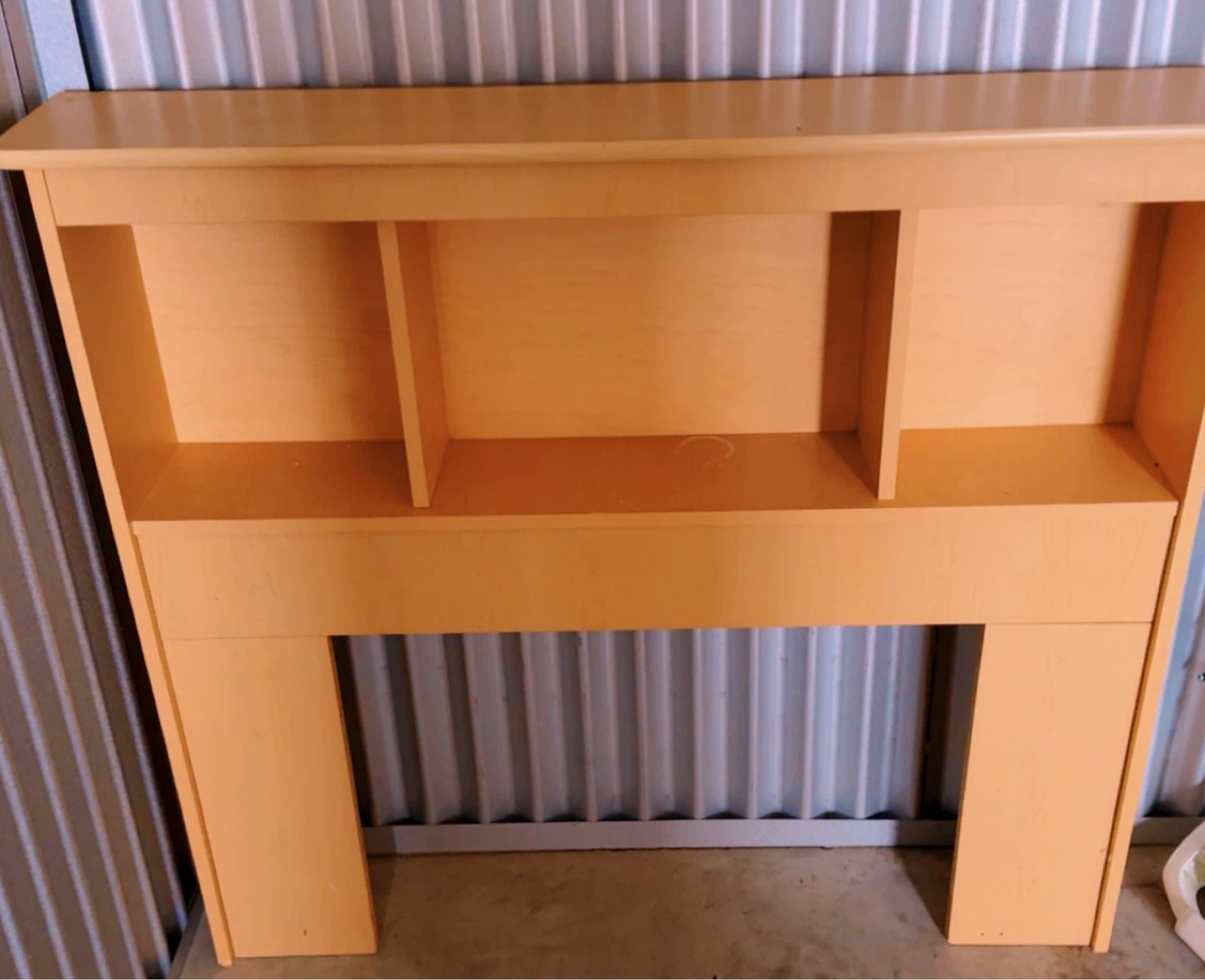 Single Bed Frame with Storage Drawers and Headboard Shelf - photo 2