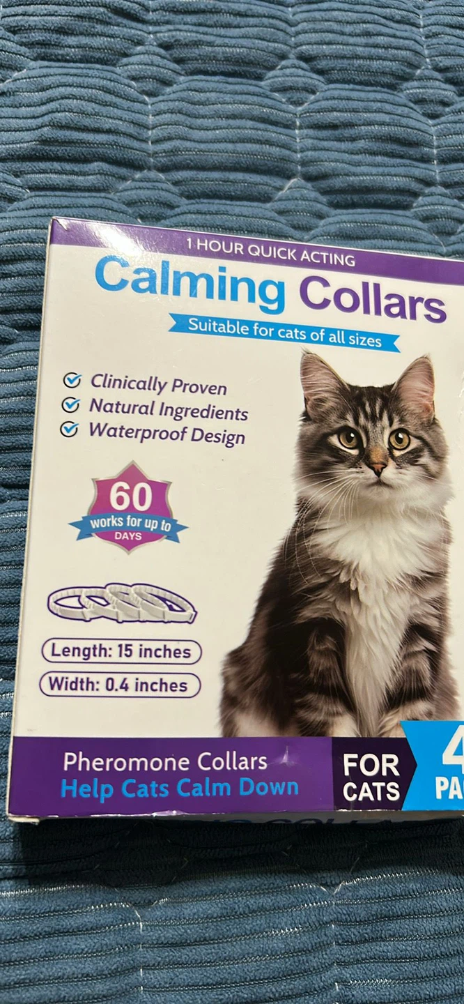 New -Calming Collars for Cats - 3 Pack