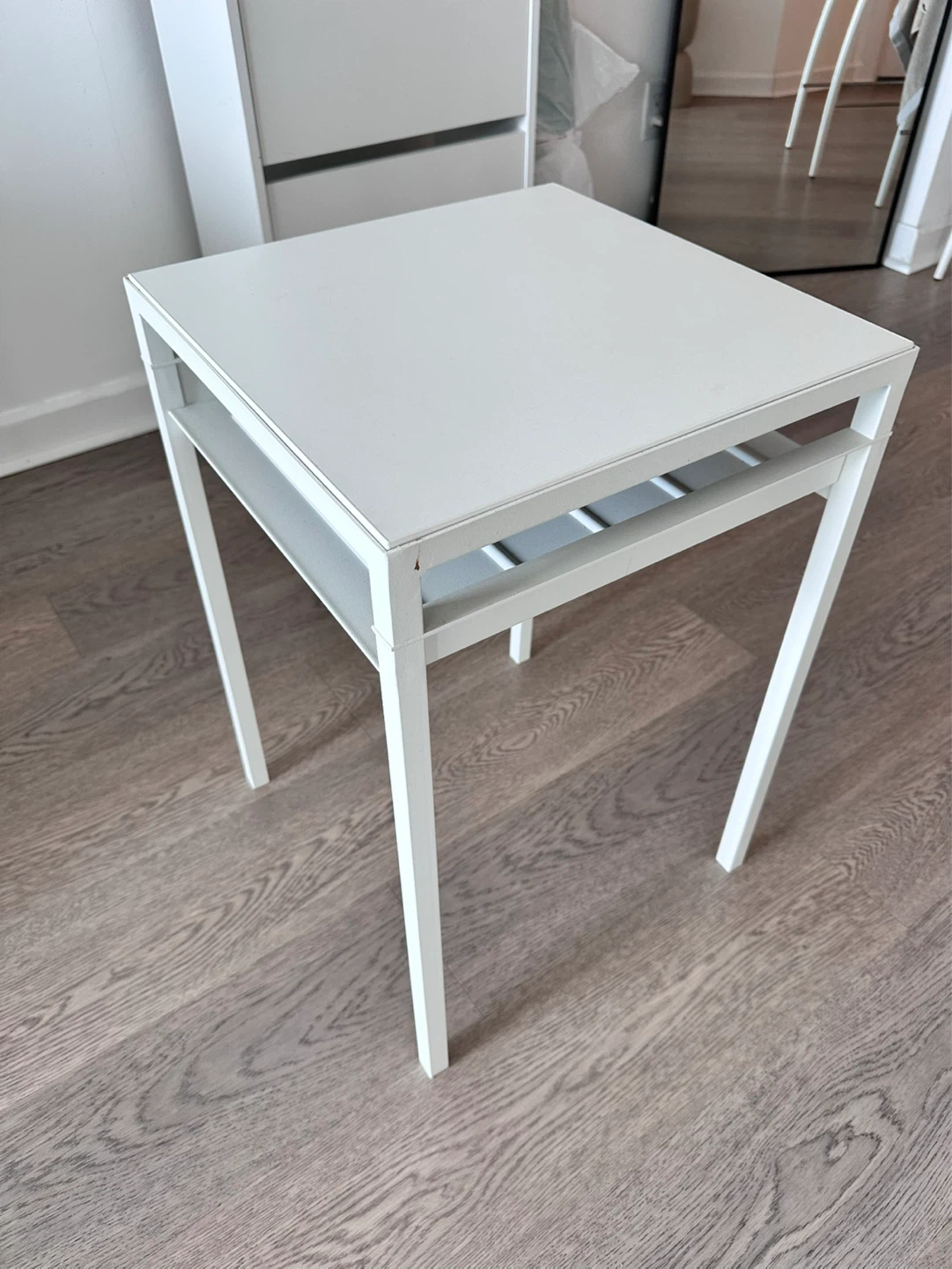 White Side Table IKEA Nyboda - Legacy