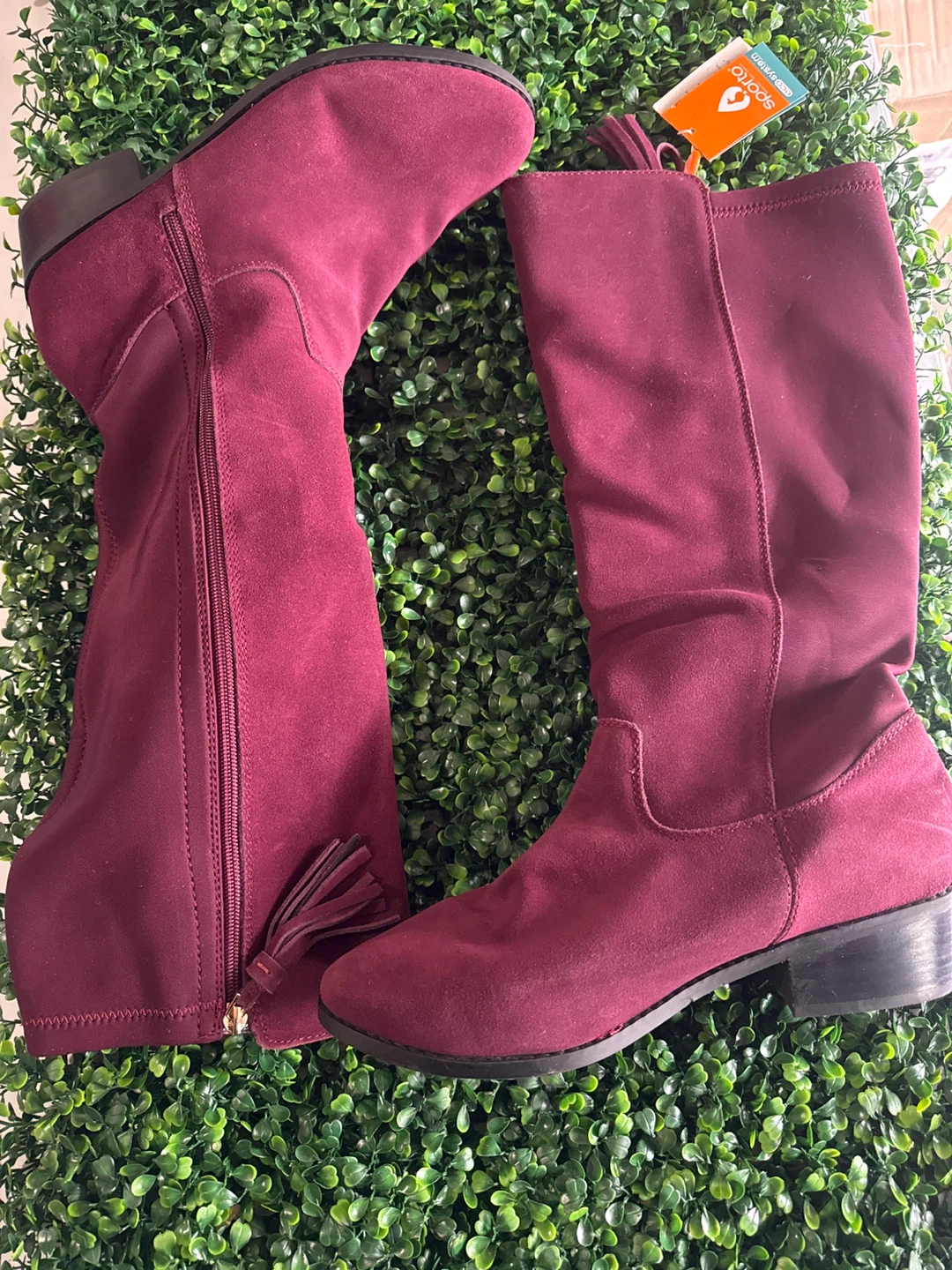 Sōdo Women's Tall Boots Burgundy Size 8.5 - photo 2