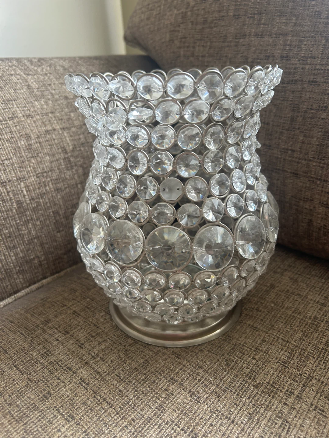 Crystal Vase/Candle Holder