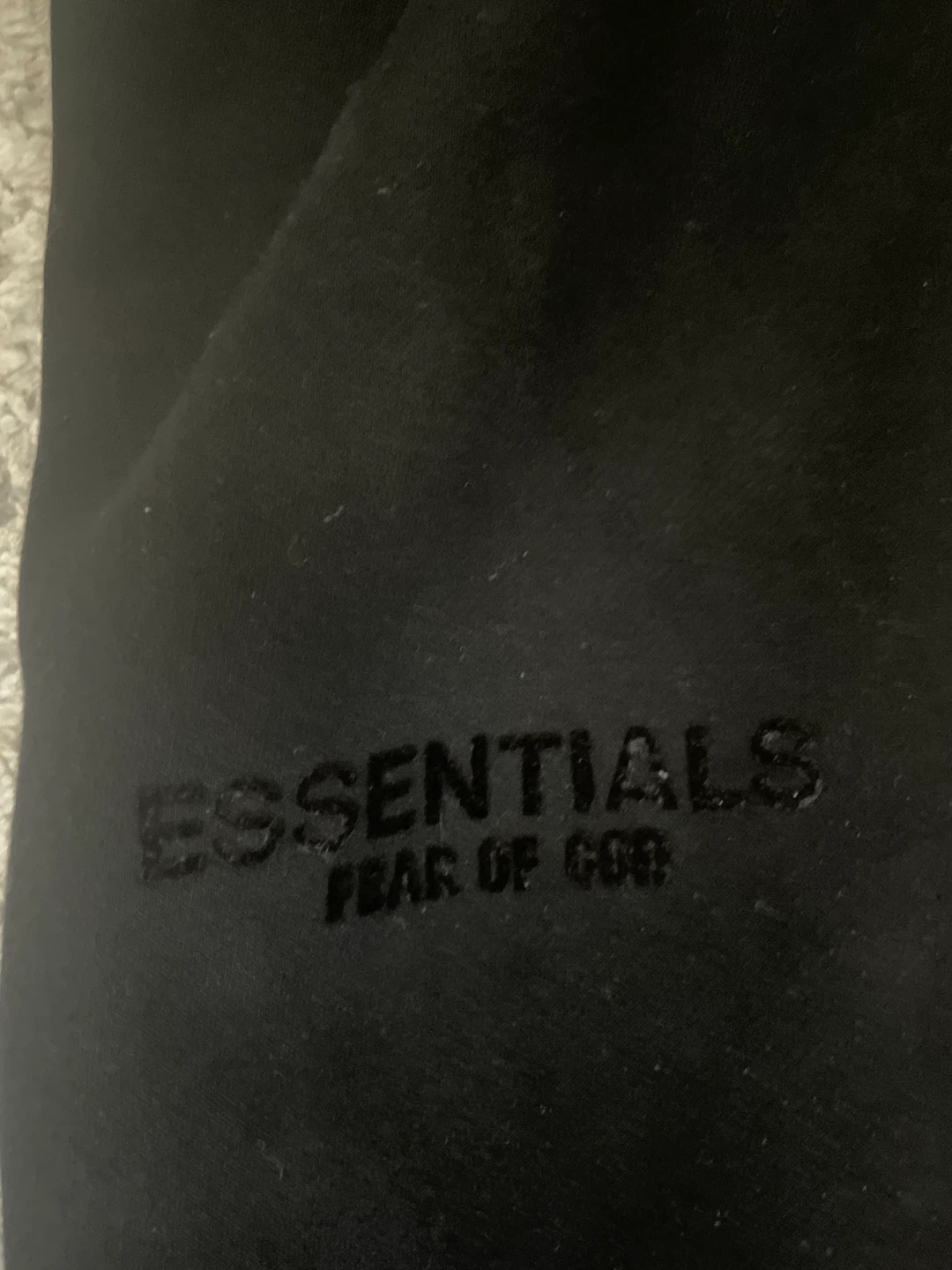 Black essential fear of god pants size medium - photo 2