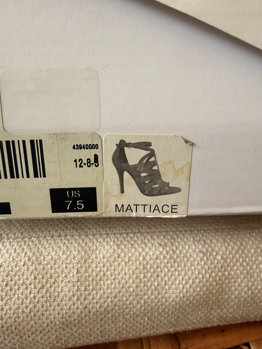 Red Suede Mattiacce Strappy Heels - US Size 7.5