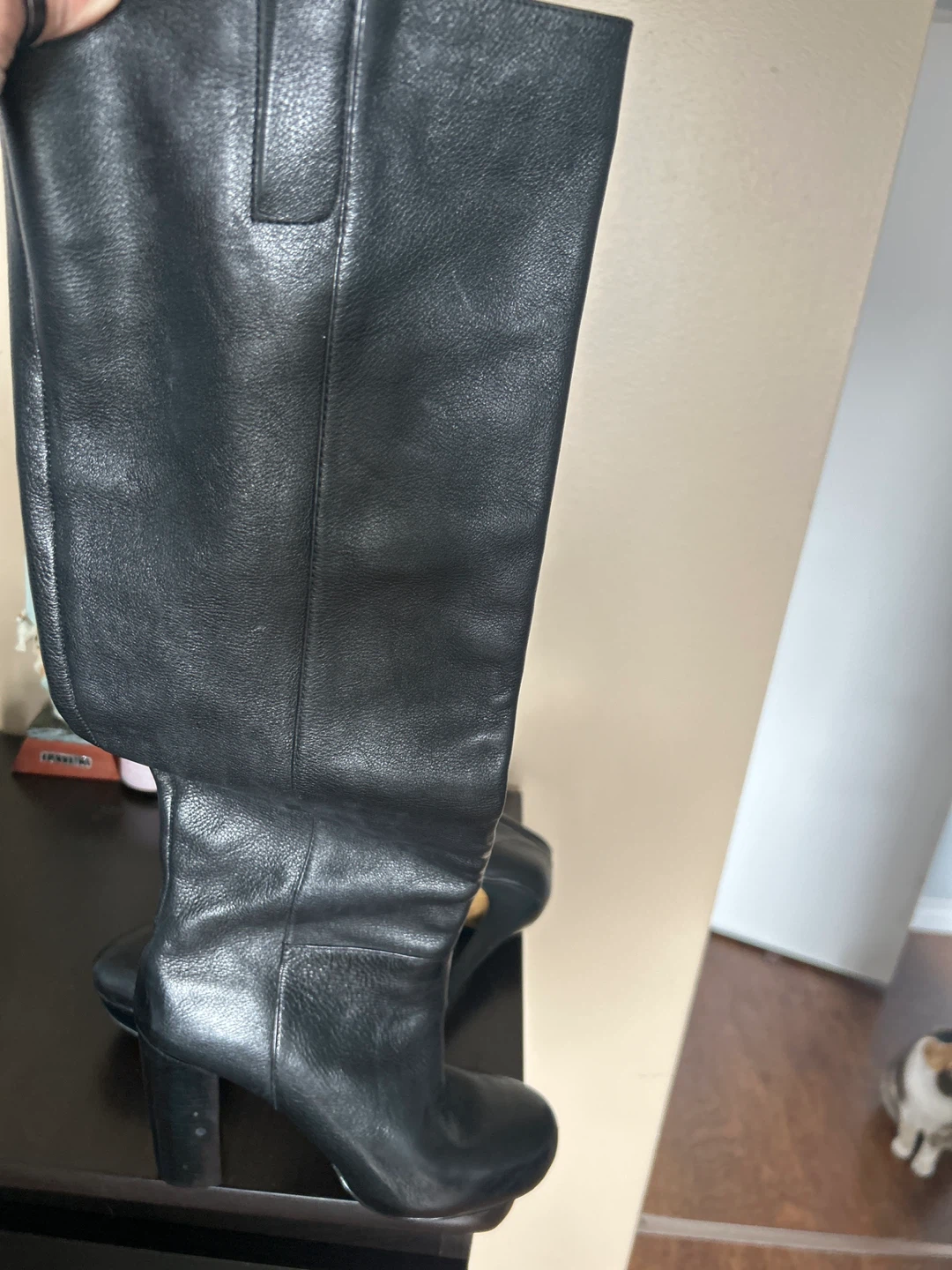 Nine West Black Leather Ankle Boots Size 5M - photo 3