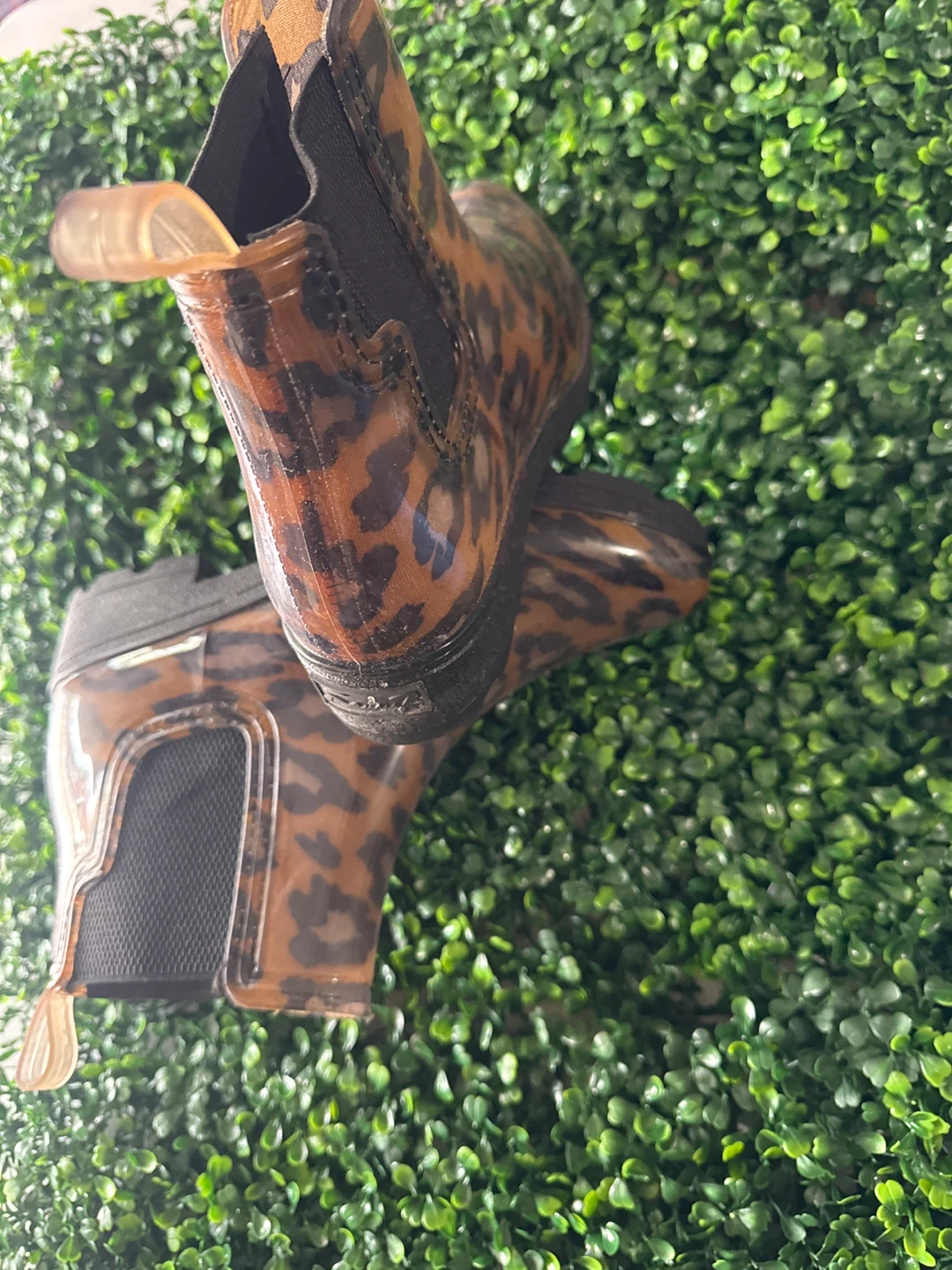 Leopard Print Chelsea Rain Boots - photo 3