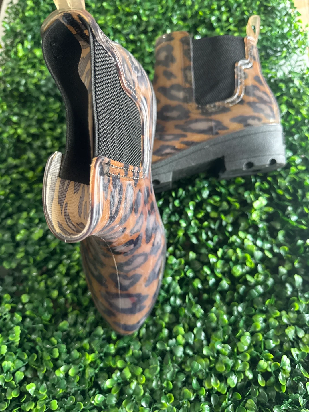 Leopard Print Chelsea Rain Boots - photo 2