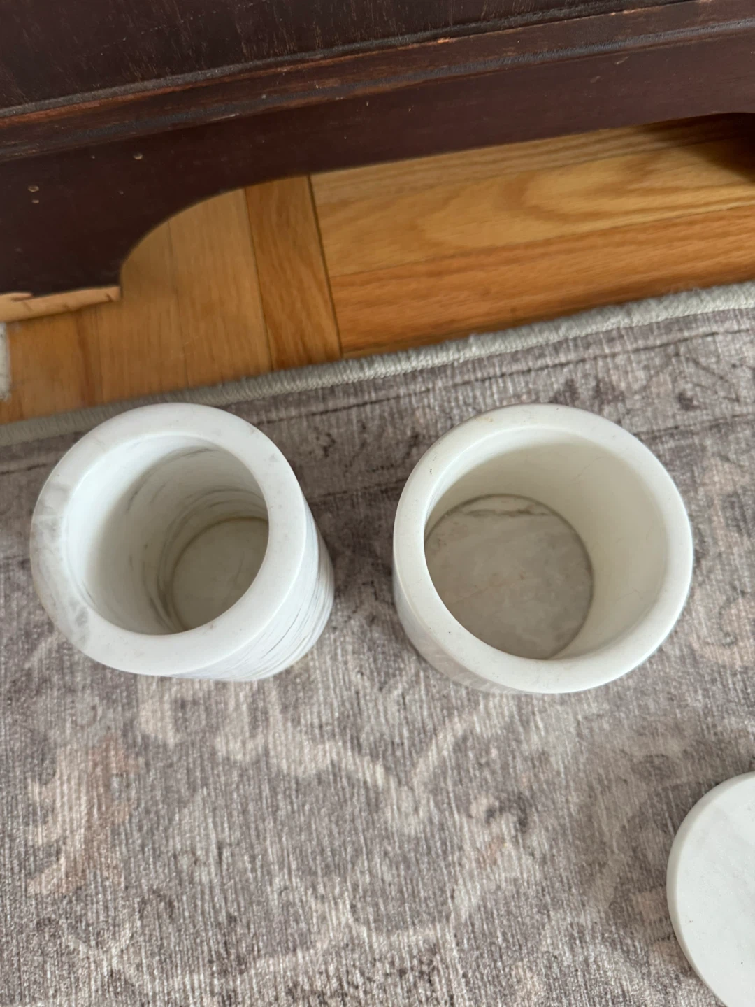 Marble Canister Set - White - photo 3