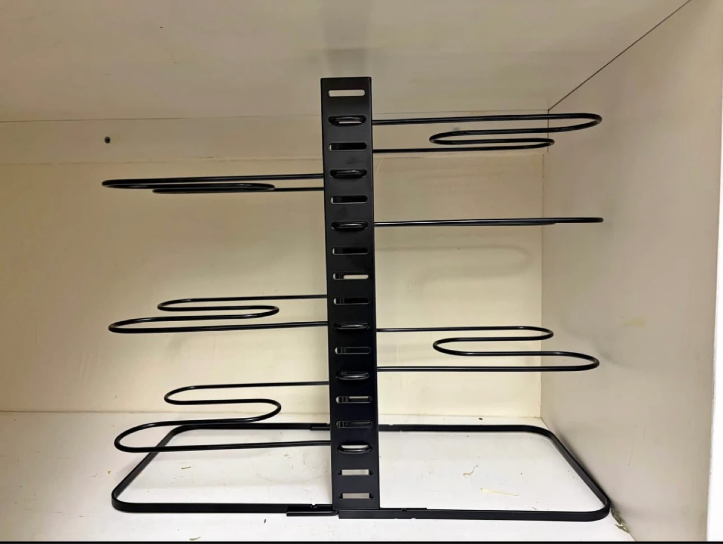 Adjustable Pot and Pan Organizer Rack