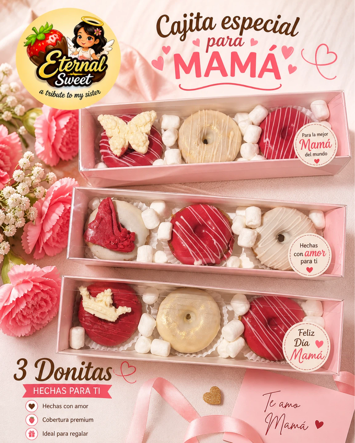 Eternal Sweet Mother's Day Donut Gift Boxes