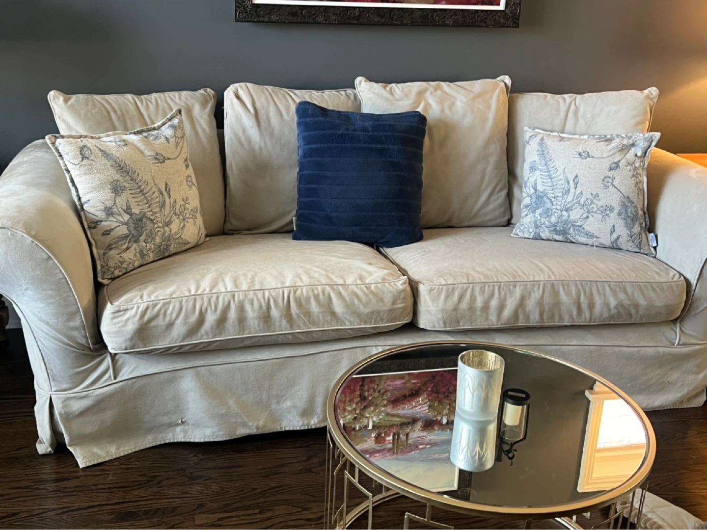 Pottery Barn Slipcovered Charleston Grand Sofa - photo 2