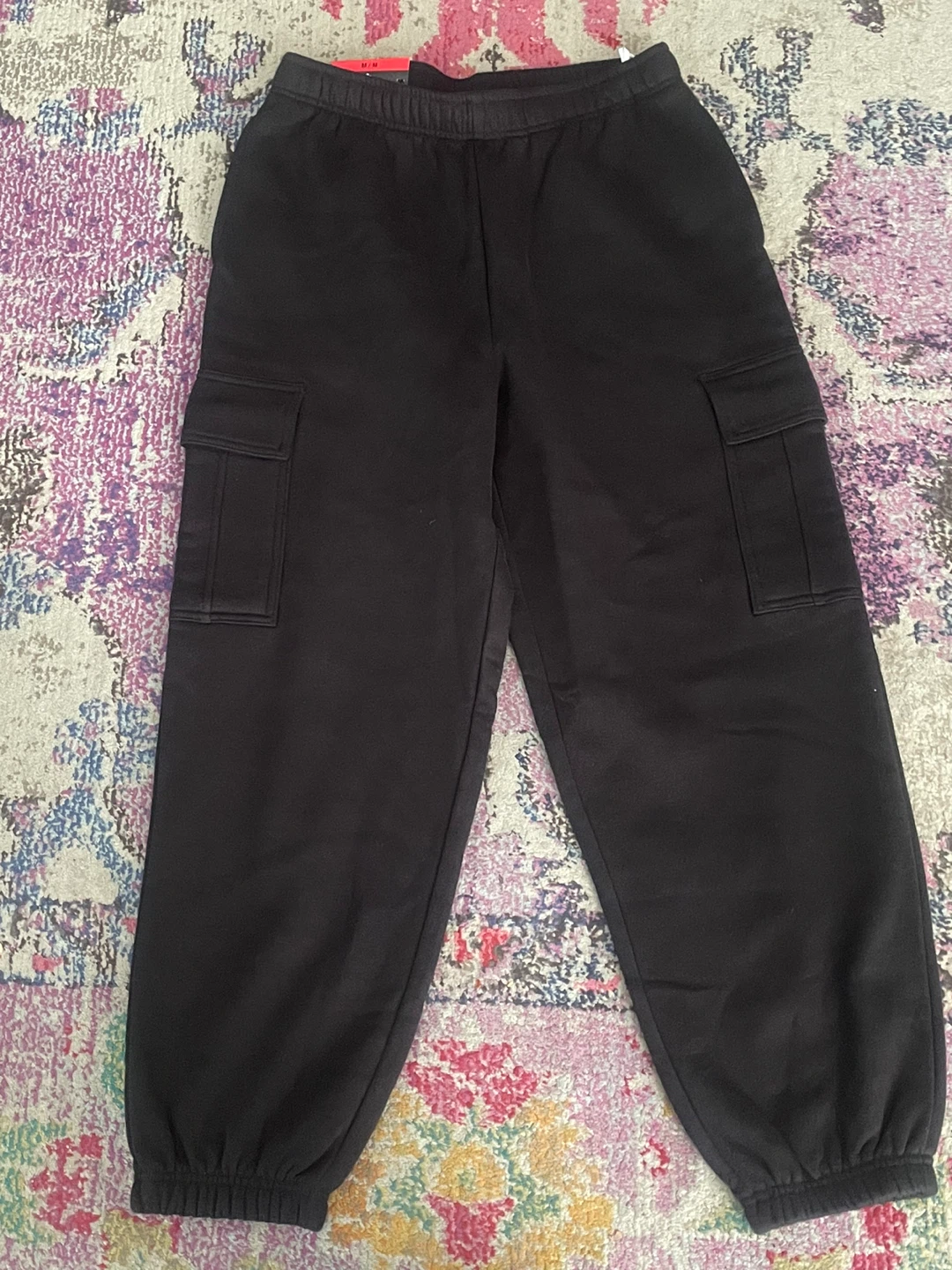 Tuff Athletics Black Cargo Joggers M/M