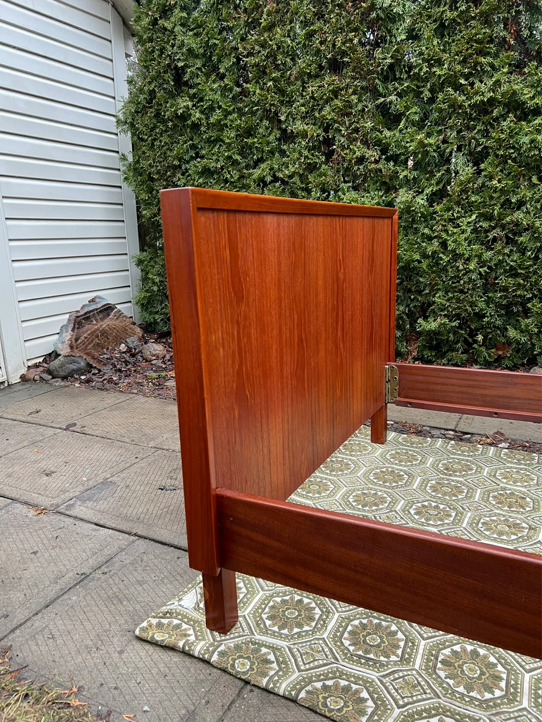 MCM Teak Bed Frame - photo 5