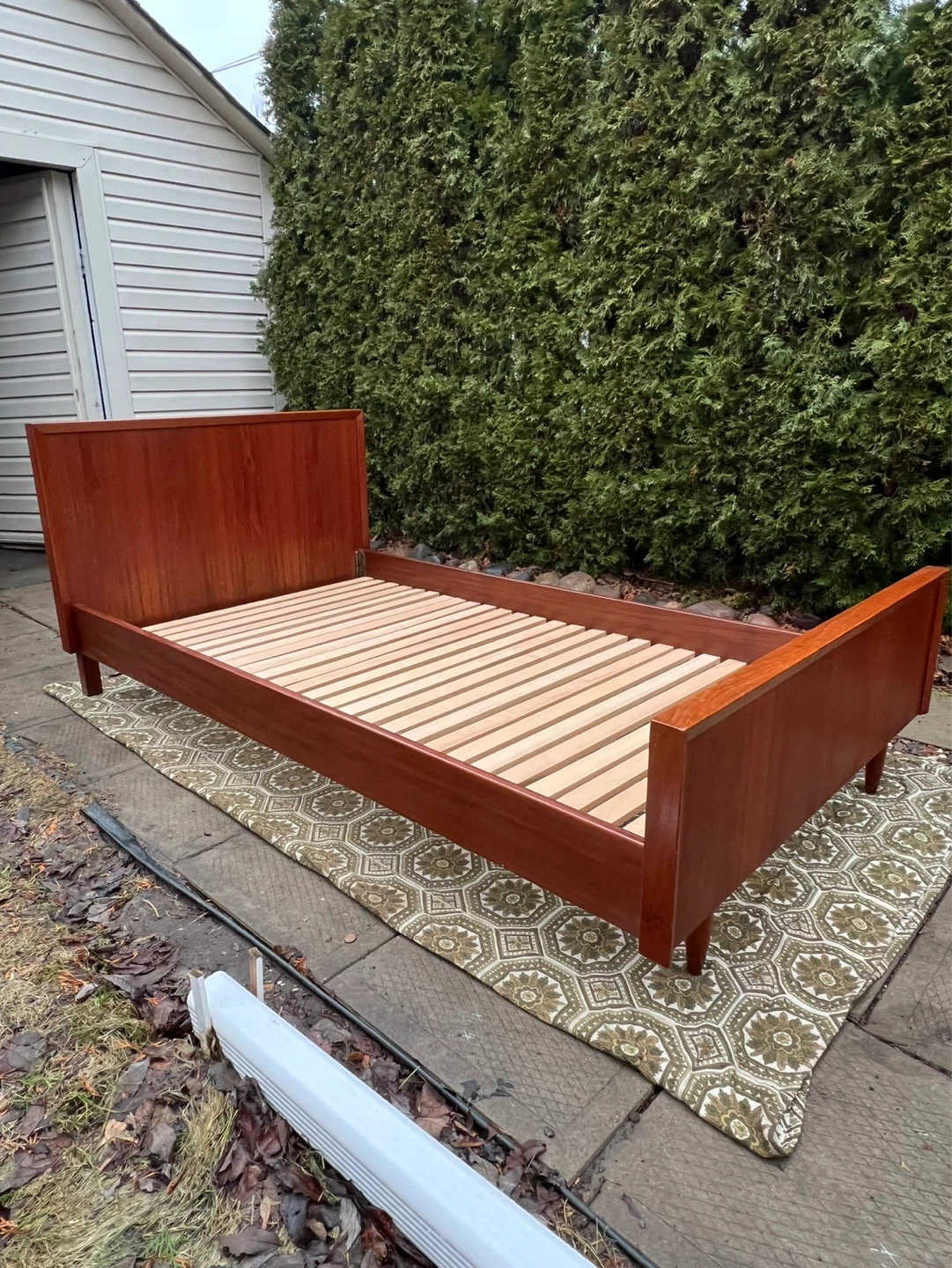 MCM Teak Bed Frame