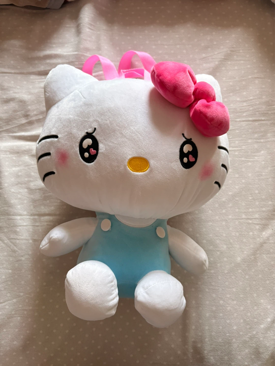 Hello Kitty Figural Plush Backpack