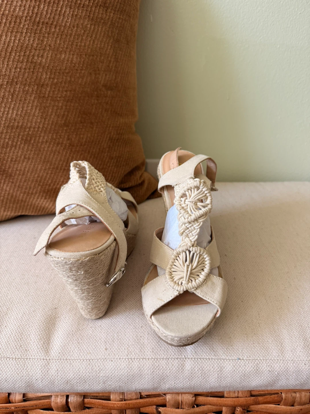 Nine West Women's "Avaline" Espadrille Wedge Sandals Size 7.5 - photo 2