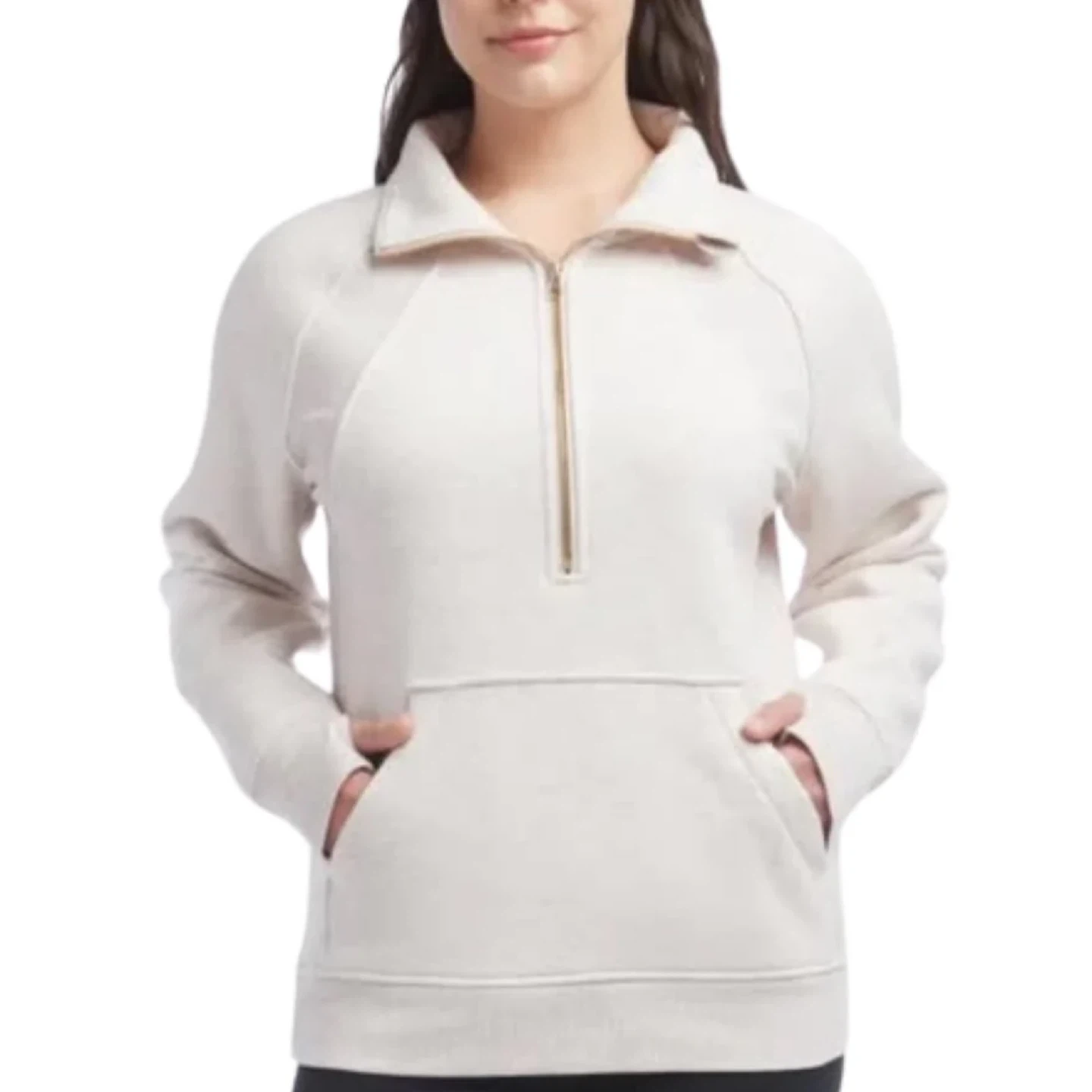 Danskin Half-Zip Funnel Neck Pullover Top - photo 5