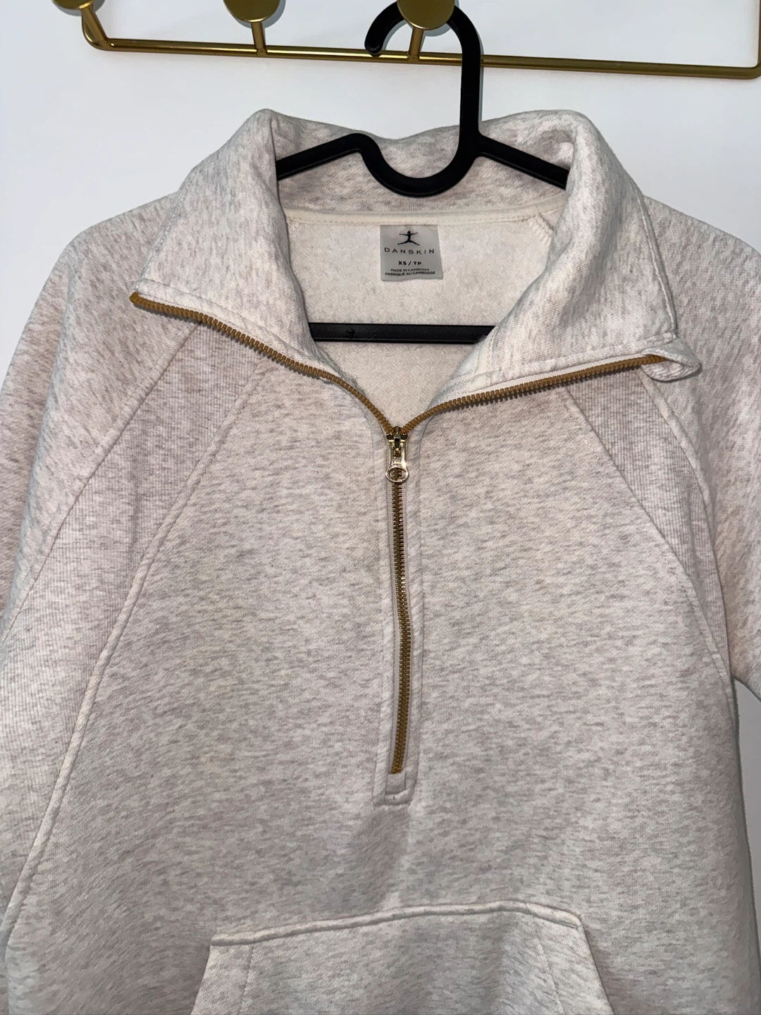 Danskin Half-Zip Funnel Neck Pullover Top - photo 4