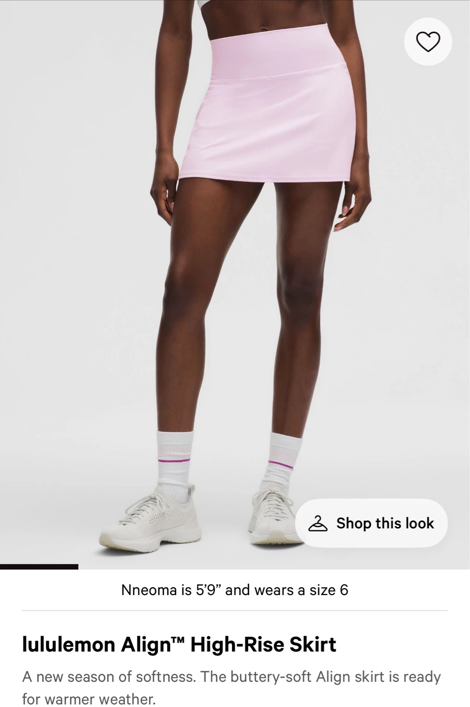 Lululemon Align High rise skirt size 8