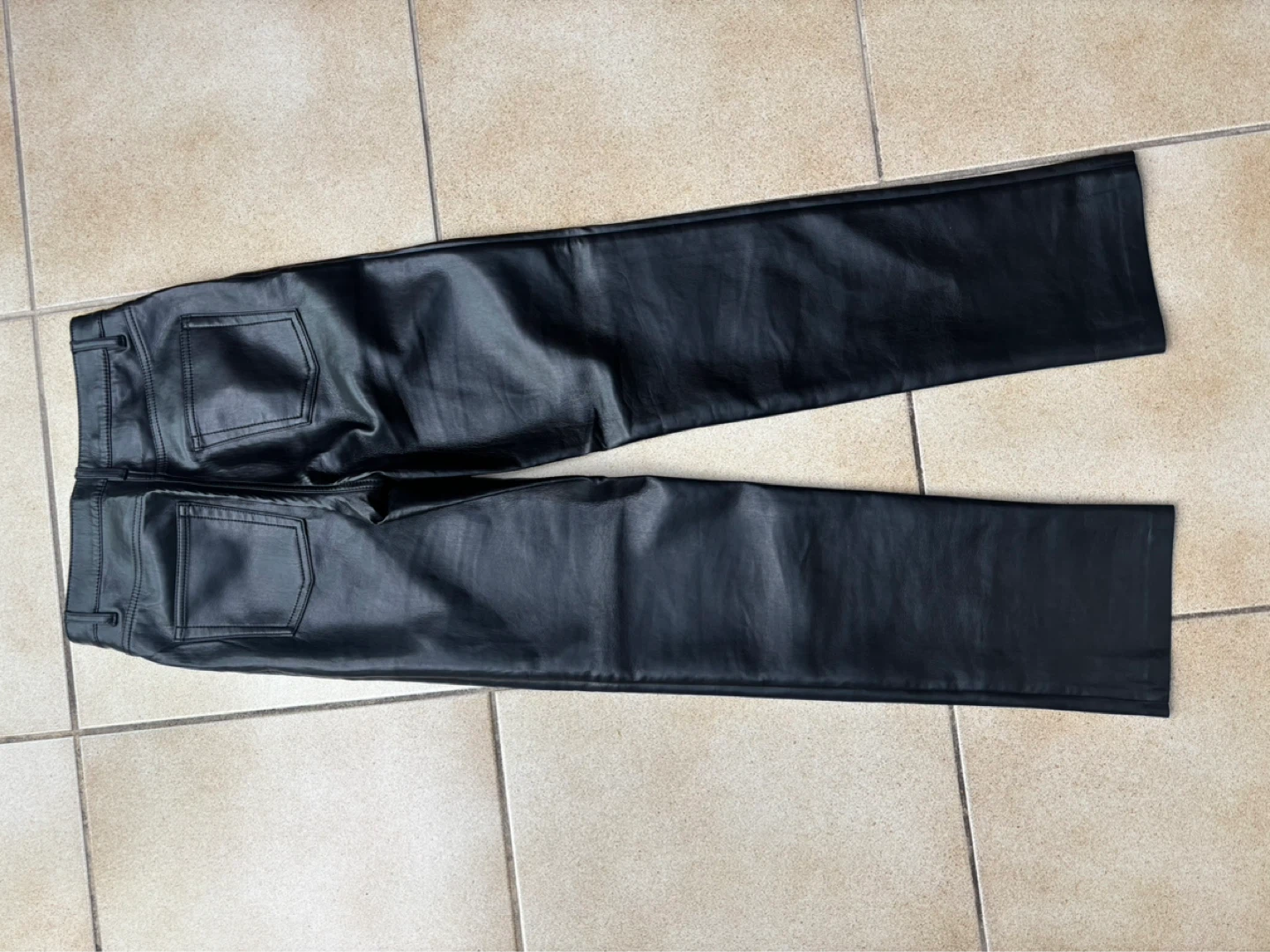 Wilfred Black Faux Leather Pants - Size 0 - photo 2