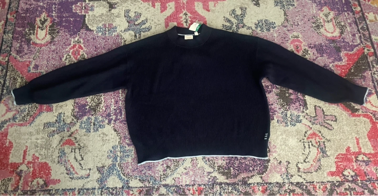 Scotch & Soda Amsterdam Navy Knit Sweater XL/TG