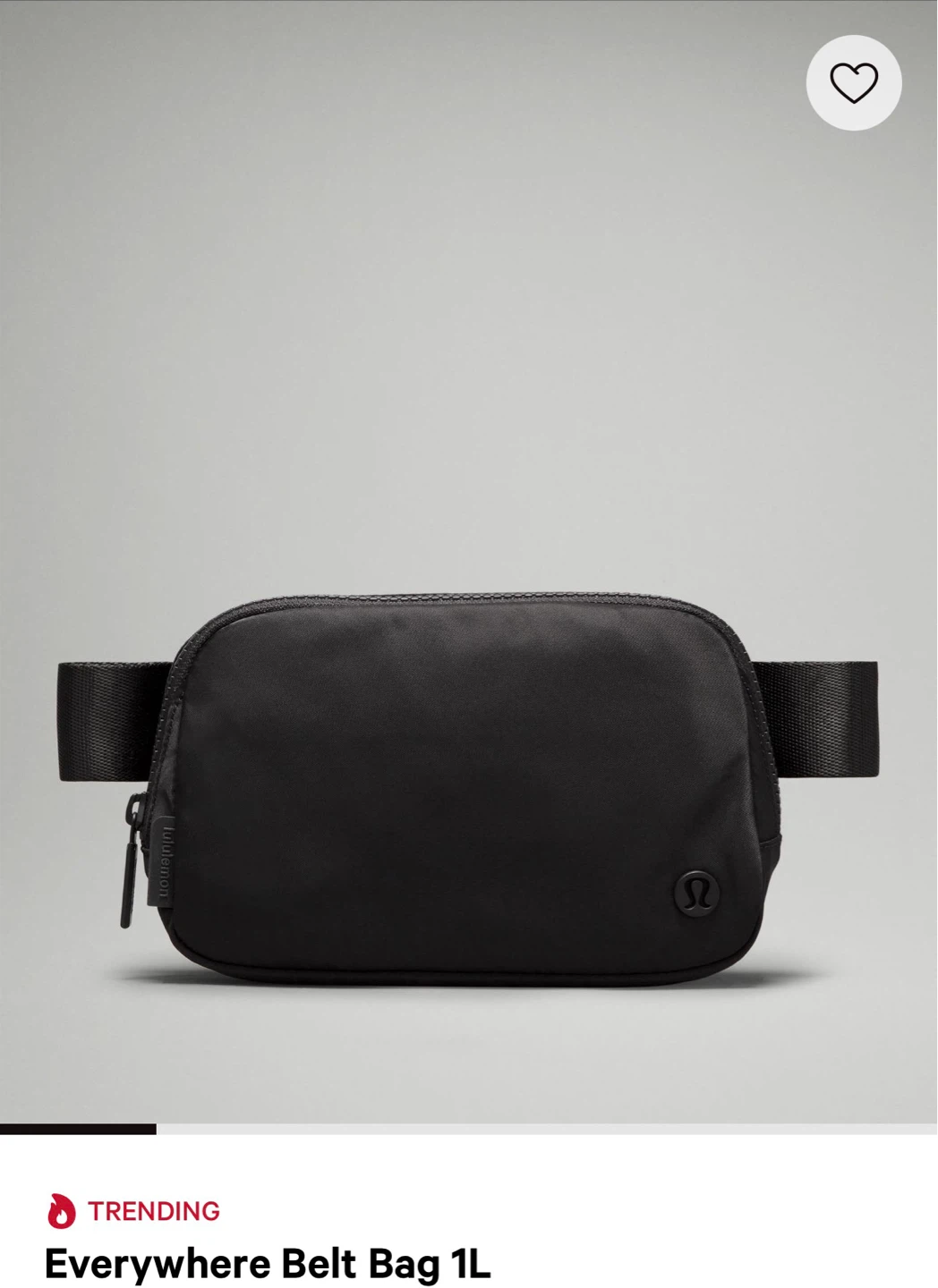 Lululemon everywhere belt bag black