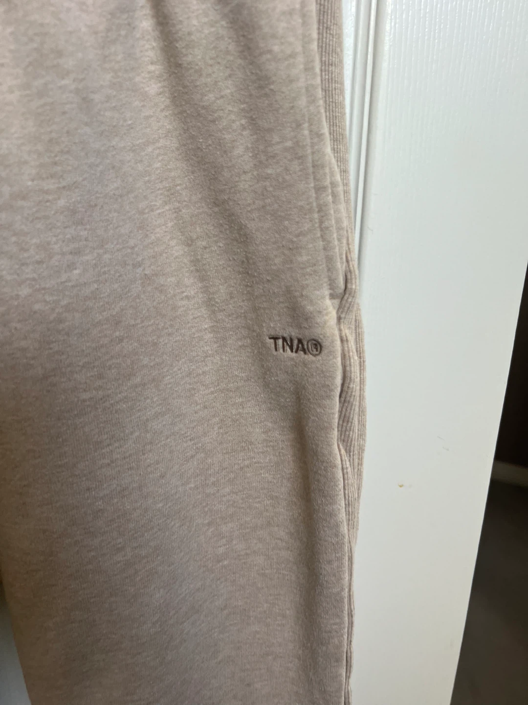 TNA Sweatfleece Cozy Fleece Boyfriend Fit Sweatpants Size S - photo 2