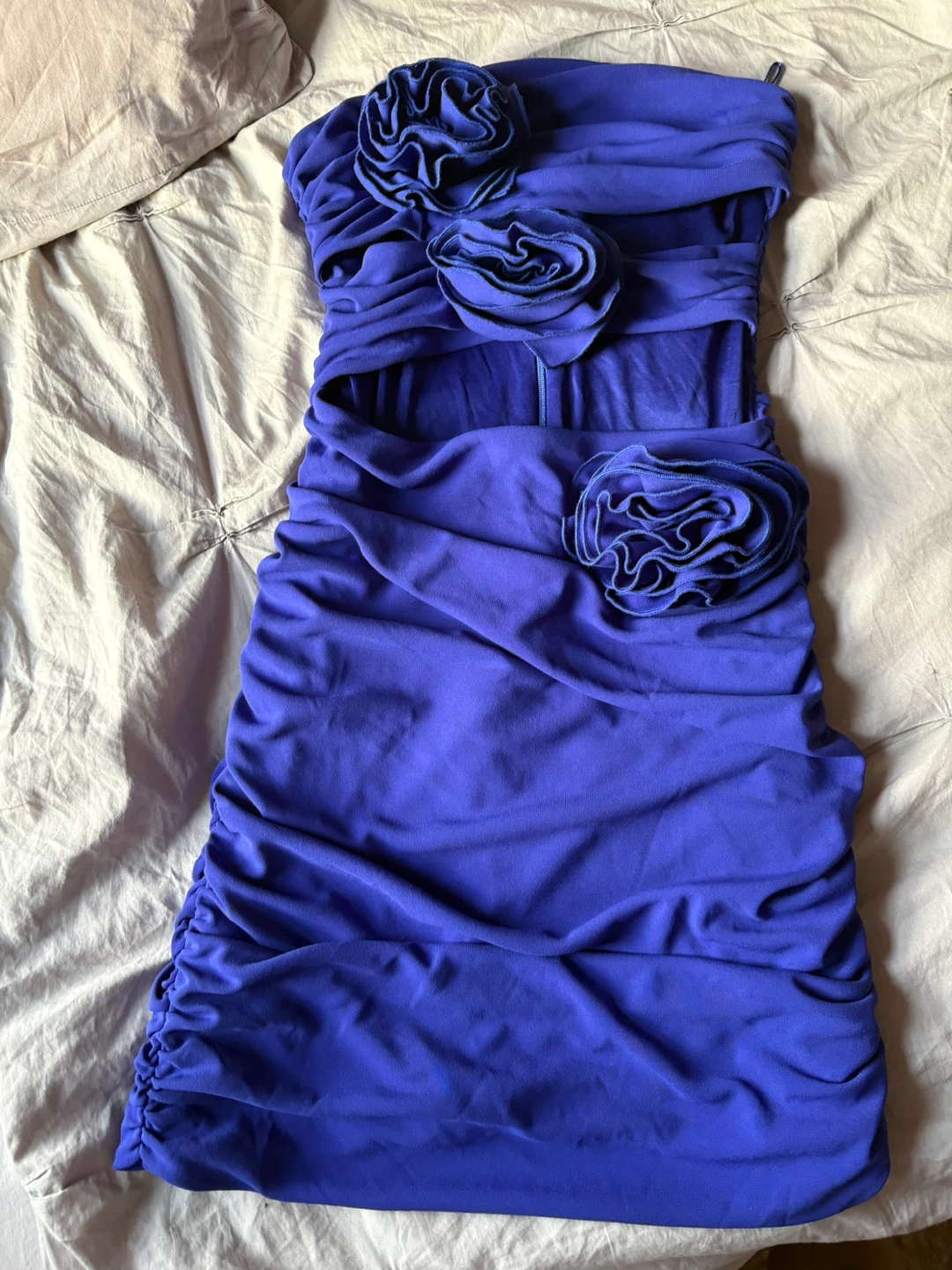 ZARA Dress with Floral Accents