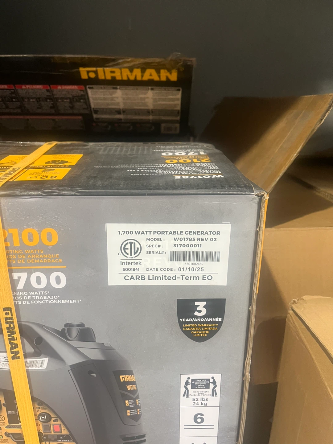 FIRMAN W01785 1,700 Watt Portable Generator - photo 3