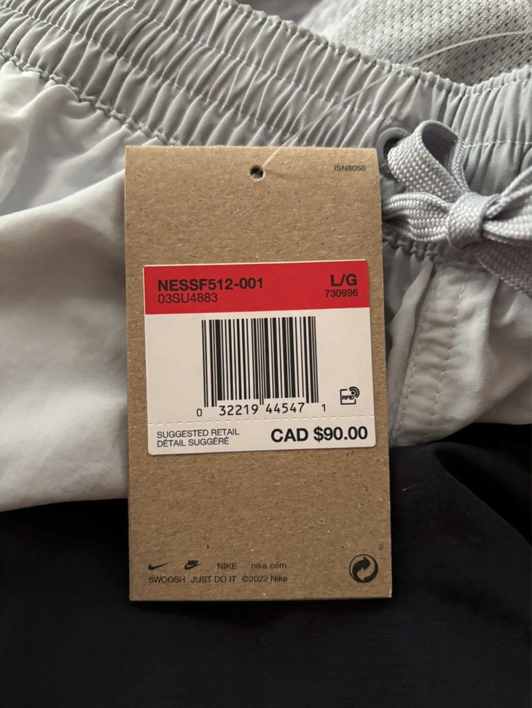 Nike Men's Running Shorts L/G Grey/Black - photo 2