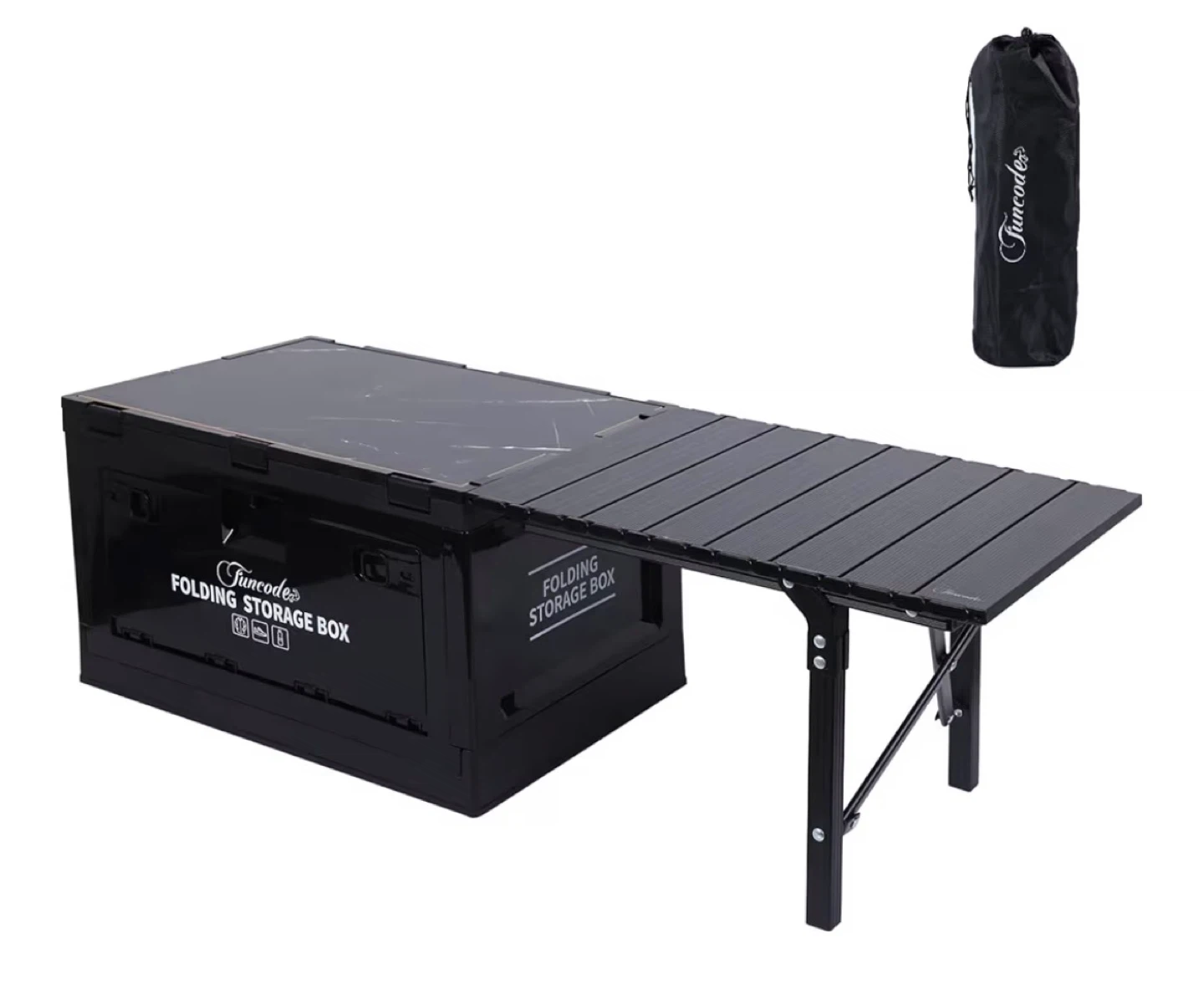 Funcodes Folding Storage Box with Table Top - photo 5