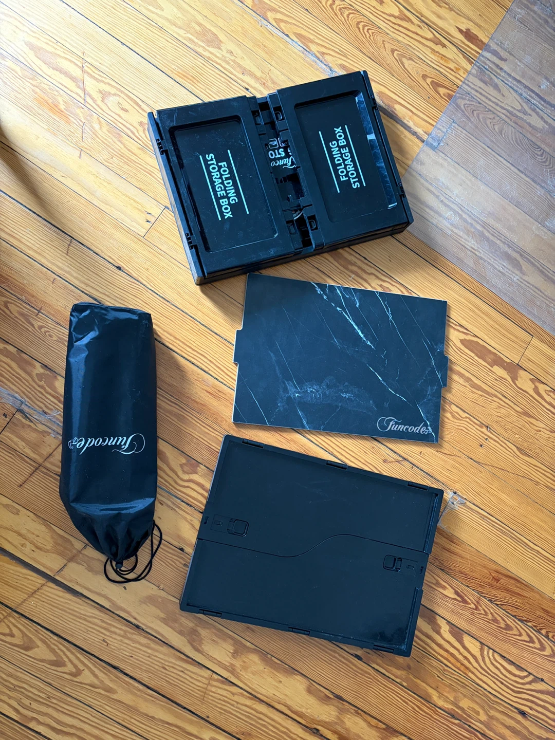 Funcodes Folding Storage Box with Table Top