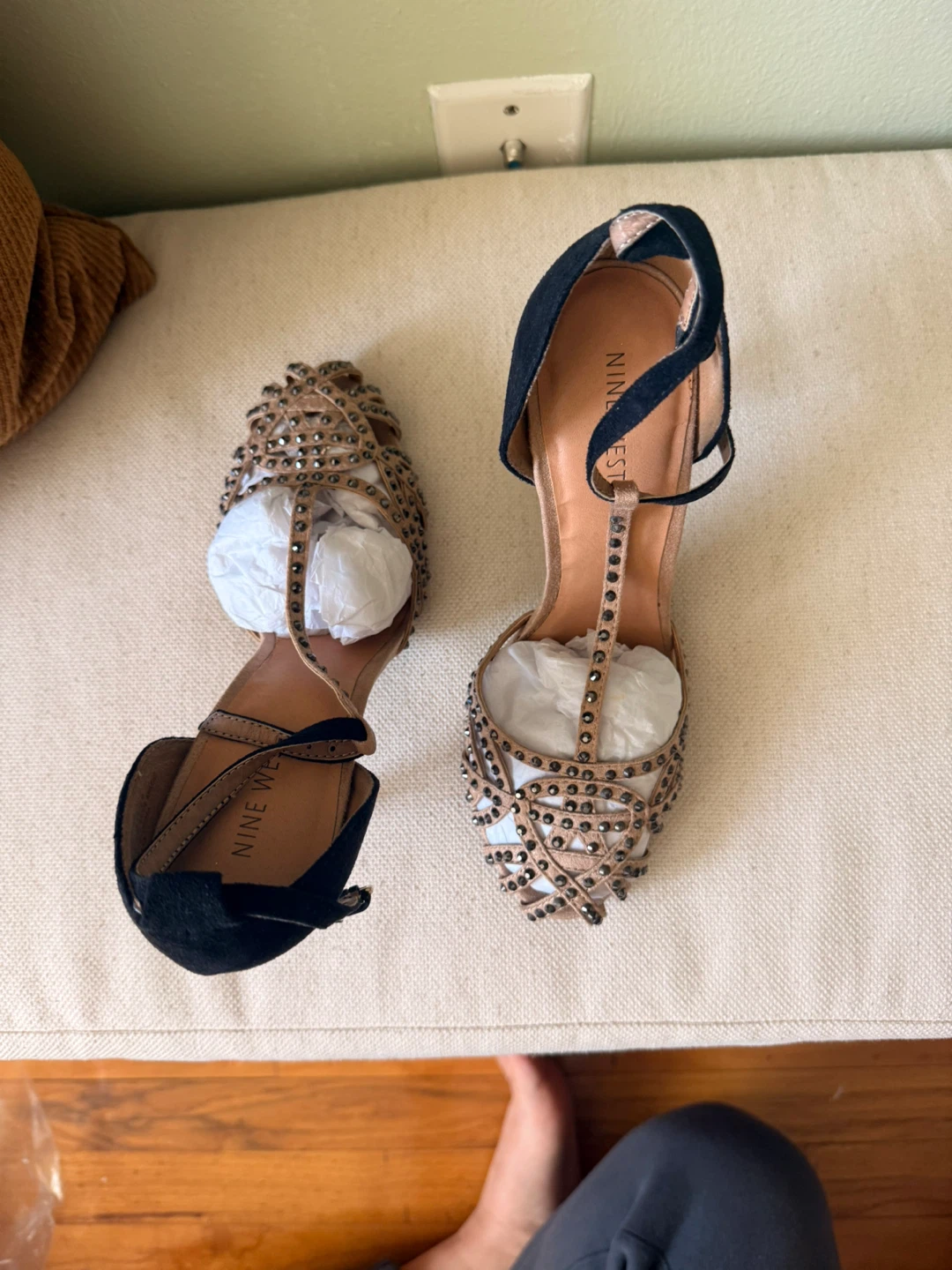 Nine West Women's Black Studded Heels - photo 3