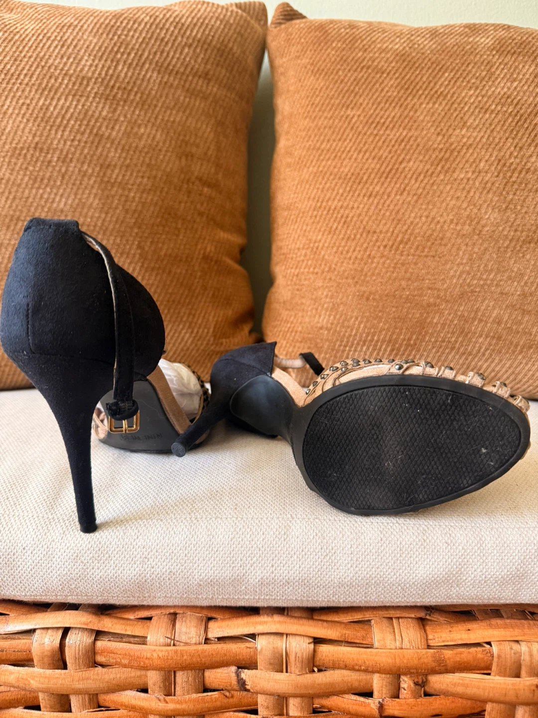 Nine West Women's Black Studded Heels - photo 2